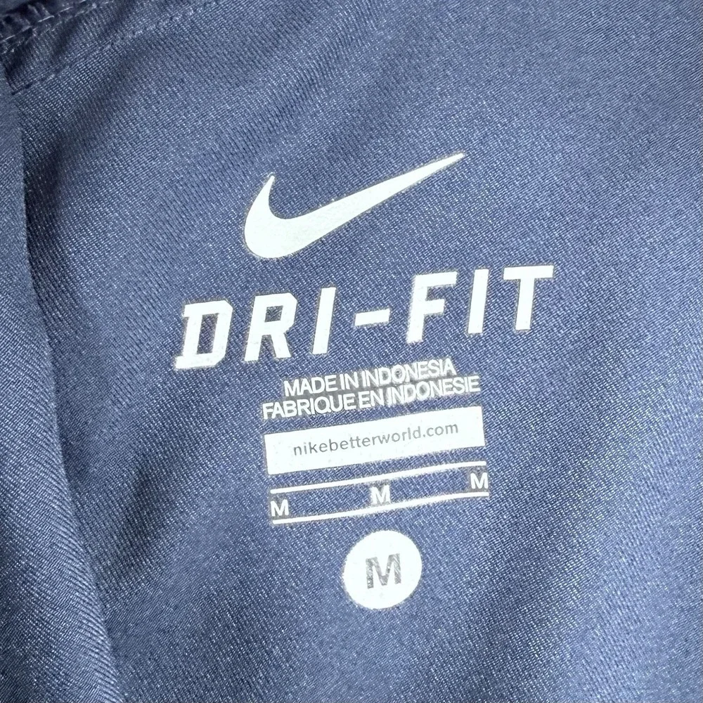 Nike Dri-Fit Men's Medium Ole Miss Rebels Blue Full Zip Performance Jacket